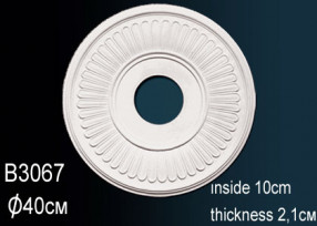 Розетка из полиуретана Perfect B3067 (О 400)